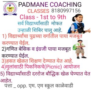 Padmane Coaching Classes